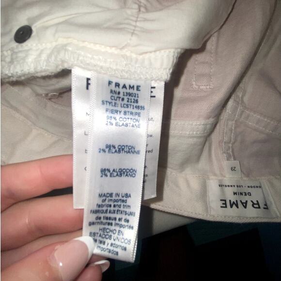 NWOT Womens FRAME Le Cutoff Raw Hem Shorts Size 29 - Picture 5 of 7